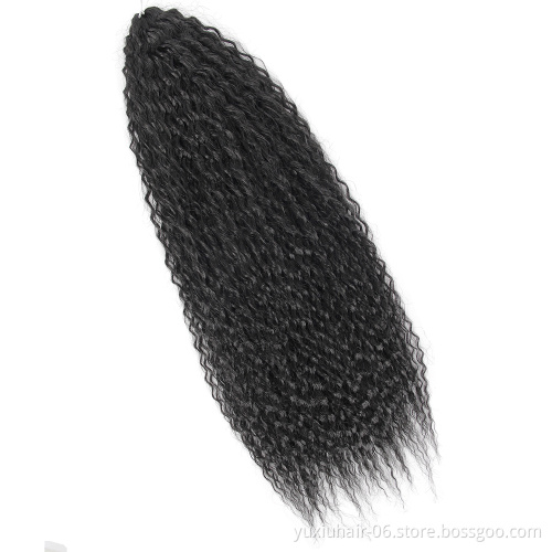 Hair extensions crochet hair curly bohemian wave 20 inches synthetic braiding hair afro